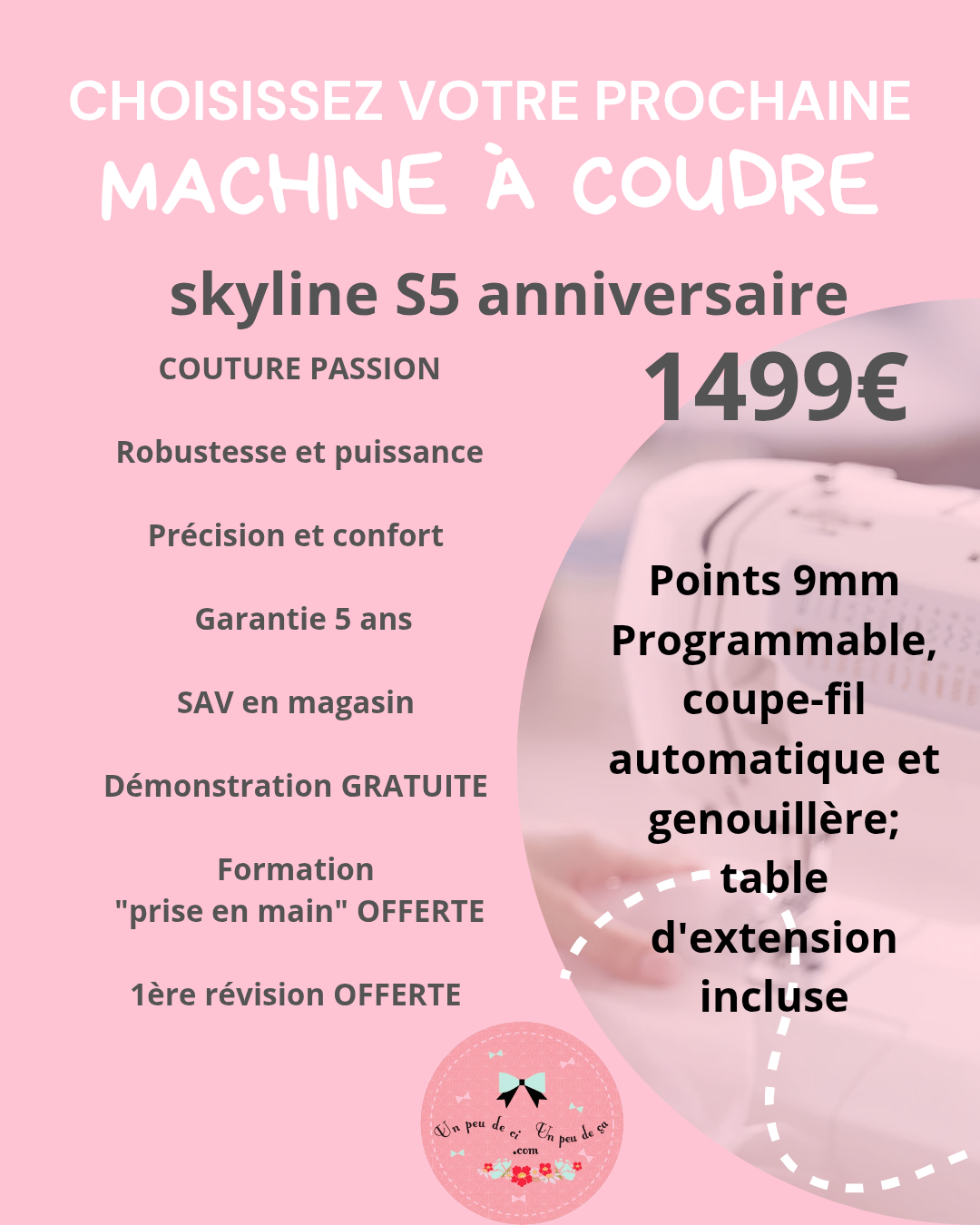 machine a coudre granville skyline s5 janome